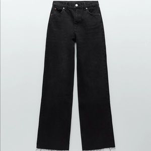hi rise wide leg jeans